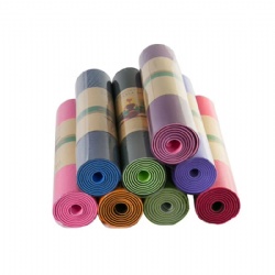 TPE yoga mat 6mm double color two color component yoga mat