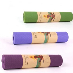 TPE YOGA MAT 8MM PURE COLOR